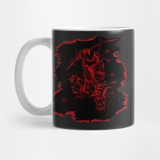 Last of his kind - Black and red edition Mug